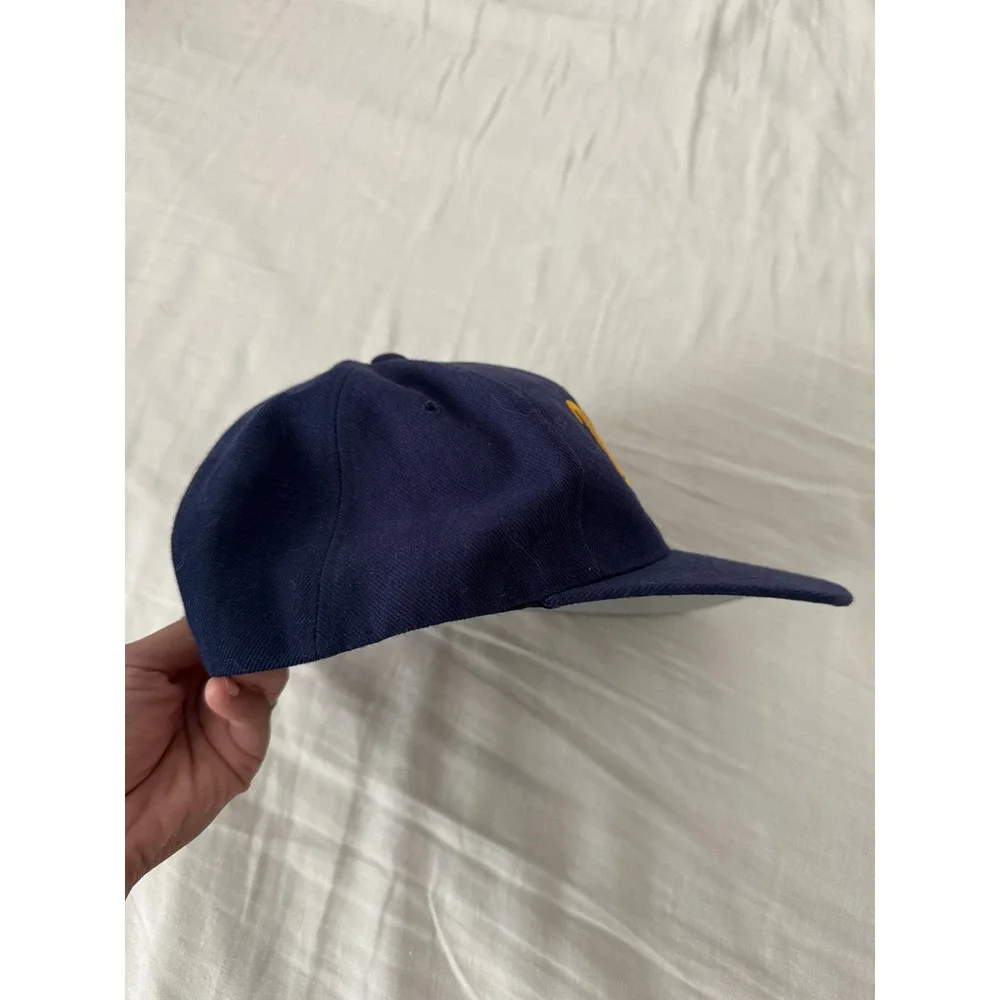 Vintage UCLA 1999 Rose Bowl Snapback Hat Navy Blue California Headwear Mens Cap